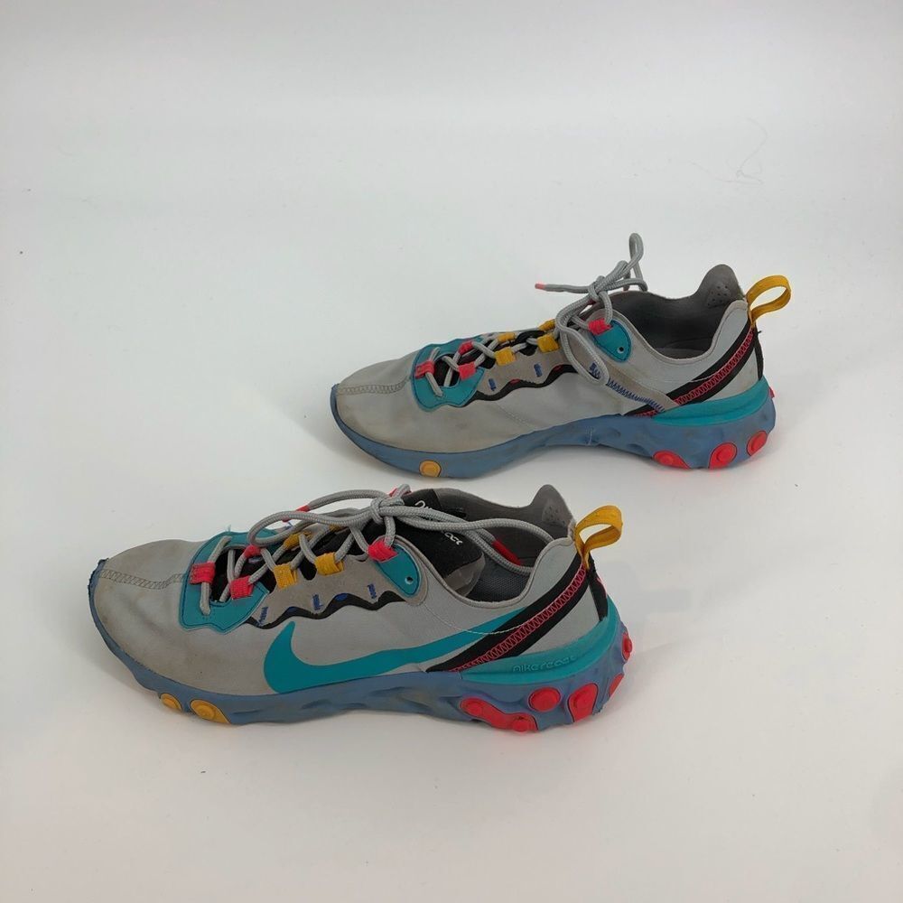 Nike React Element 55 Sneaker In Teal Nebular Siz… - image 4